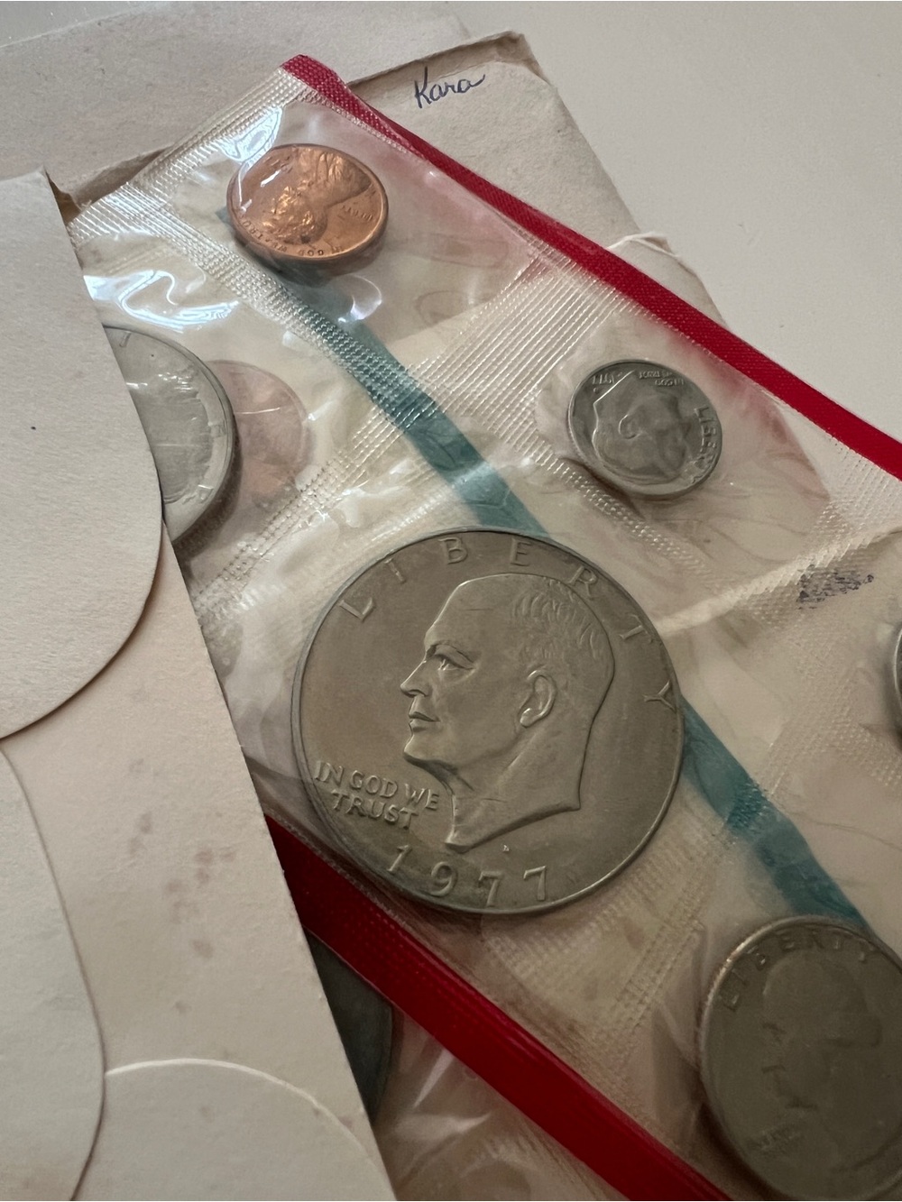 1970-1981 uncirculated us coin mint set - lot of 12 - Picture 11 of 12